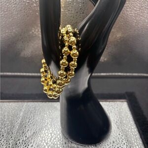 Elegant Gold Beaded Bracelet